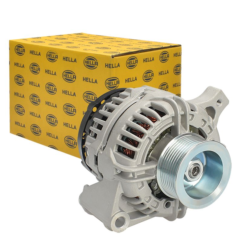 JA1290IR ALTERNADOR / POLEA.FIJA - 1.CANAL / HELLA - 80AH - 12V