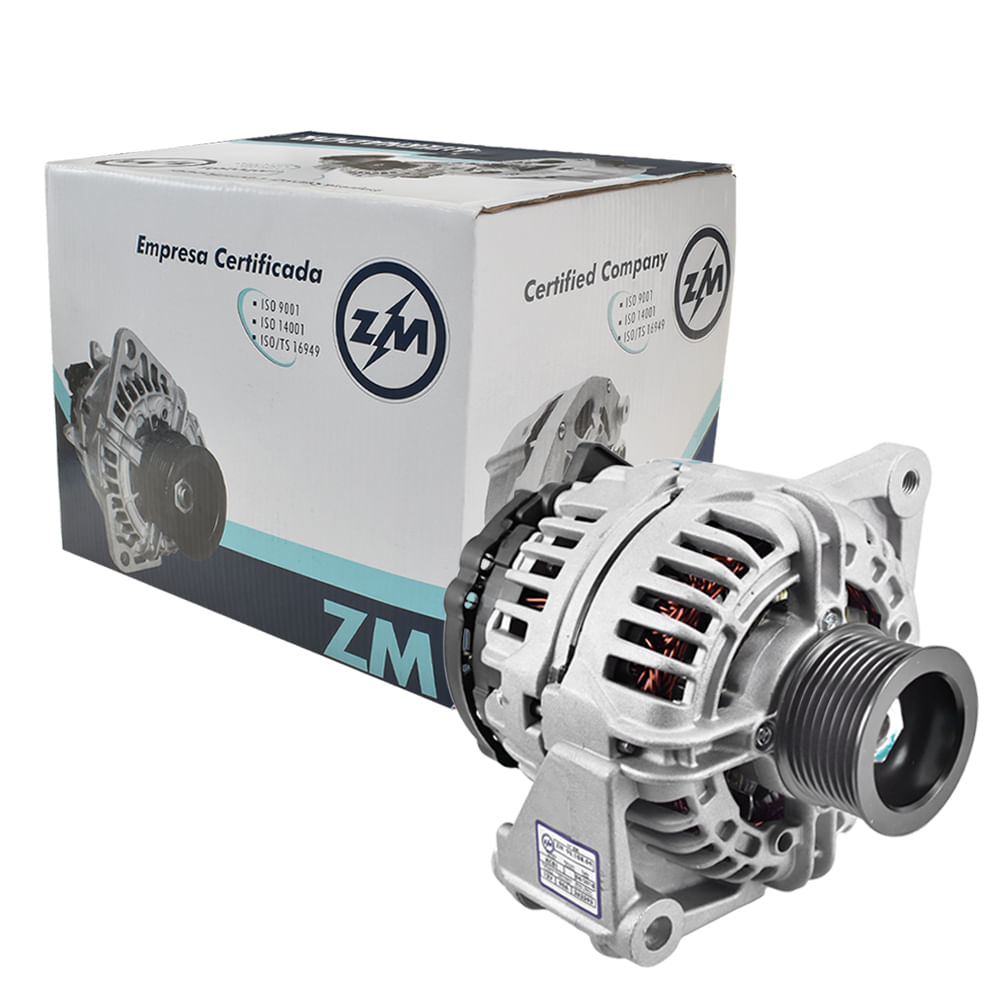 Alternador 12V 90A Ford Cargo 712 815 915 1722 2224 1991 até