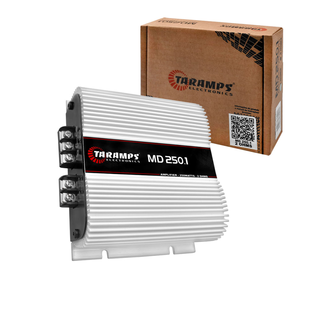 Módulo Amplificador Digital MD250.1 1 Canal 250W 2 Ohms - AutoNext