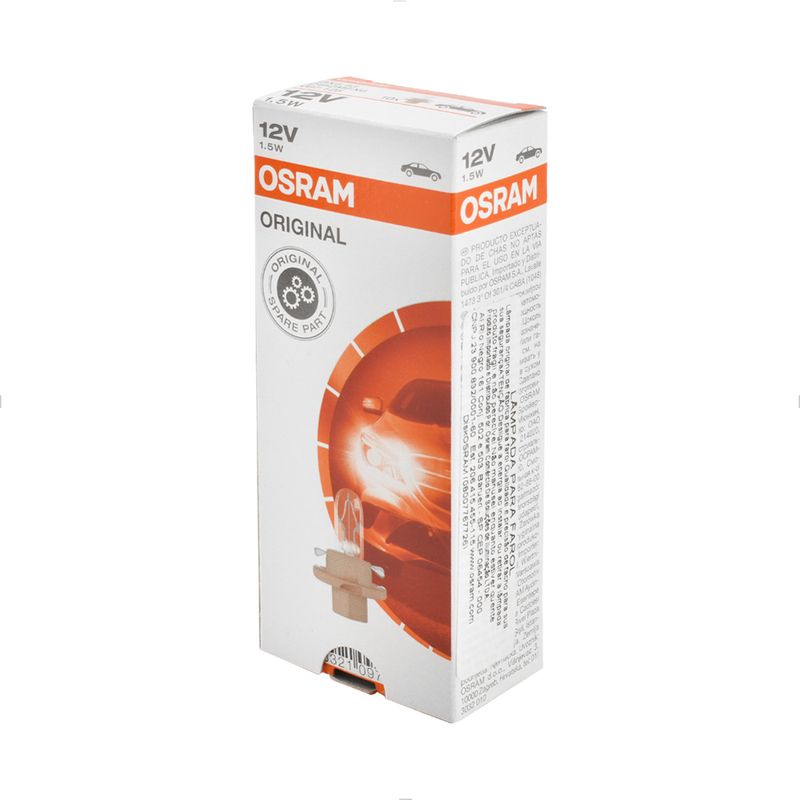 Lâmpada Painel 2452MFX6 12V com Base Bege Osram Standard