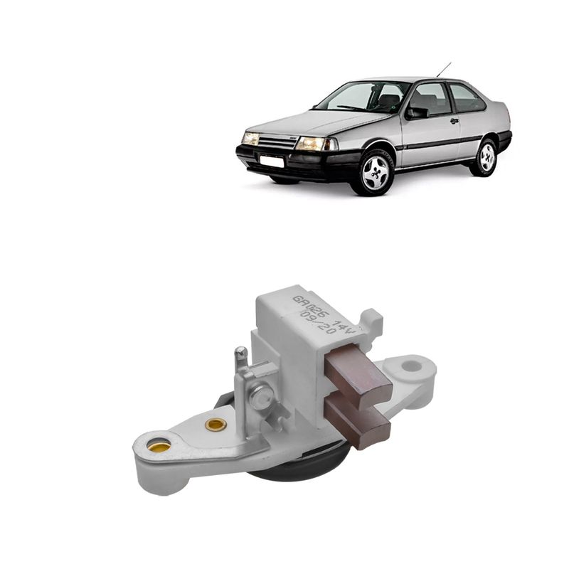 Regulador Voltagem 12V 90A Alternador Tempra Tipo Trator New