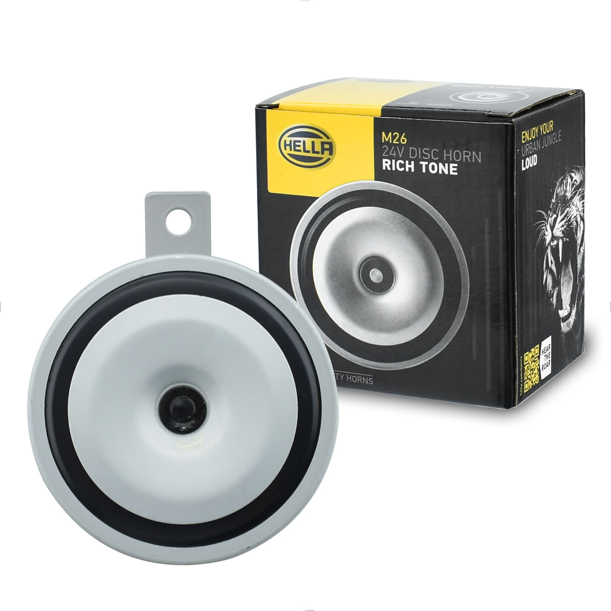 Buzina Bibi Individual 24V Universal 2 Terminais 72W 115DB - AutoNext