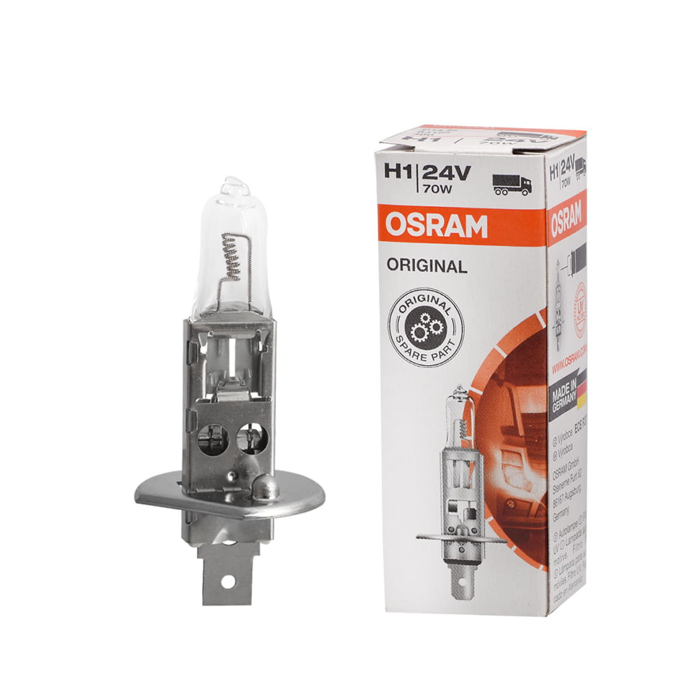 Lâmpada Osram H1 Standard Original Line 3200K 24V 70W | Osram